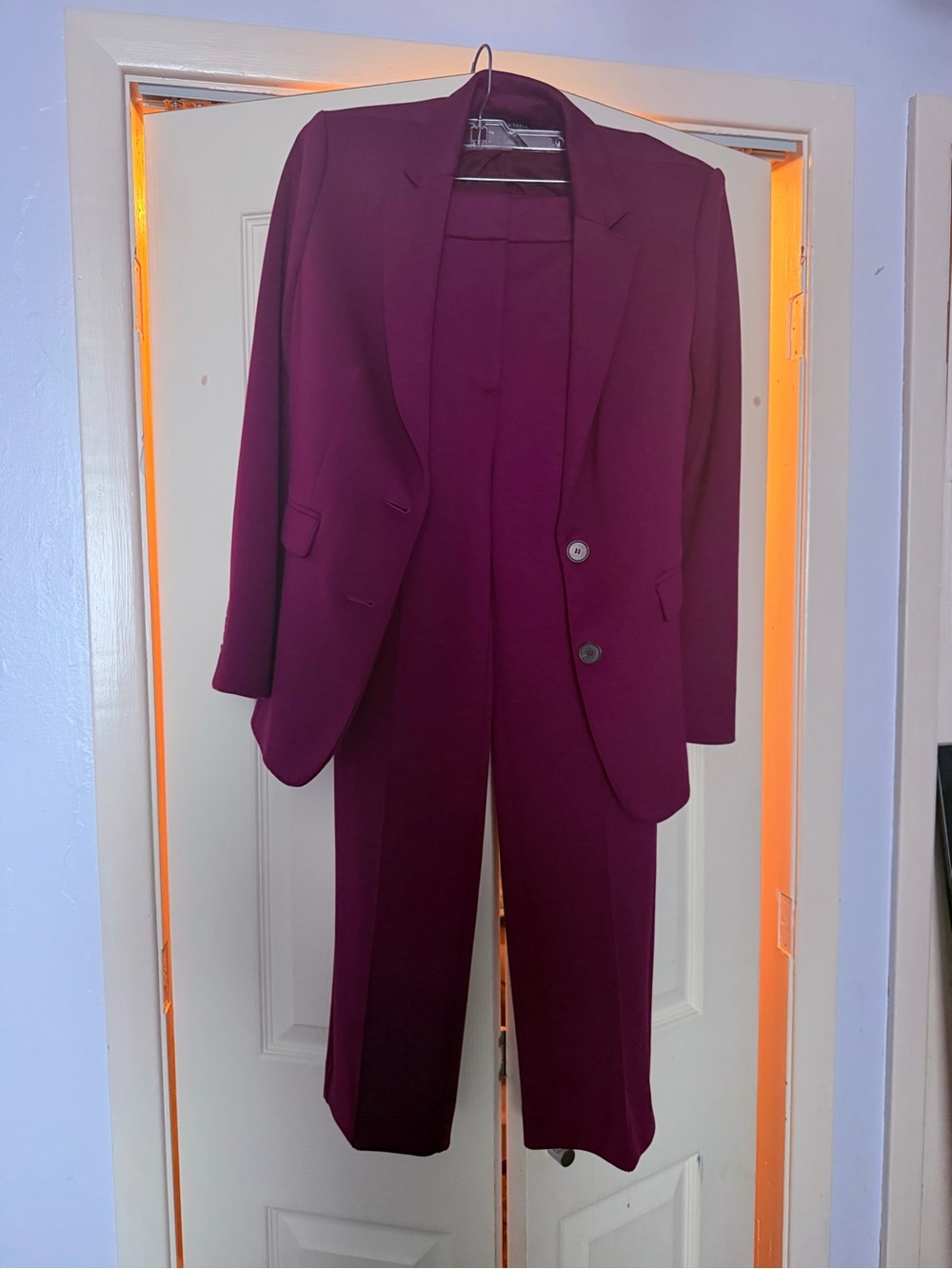 Ann Taylor Plum Two-Piece Suit